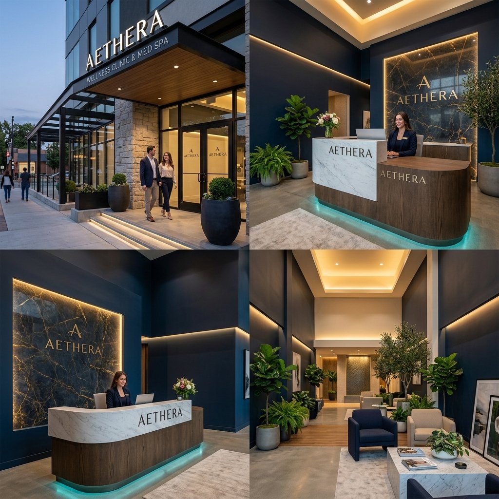 EverVive Health luxury clinic reception — warm, welcoming, premium environment in Orange Park FL